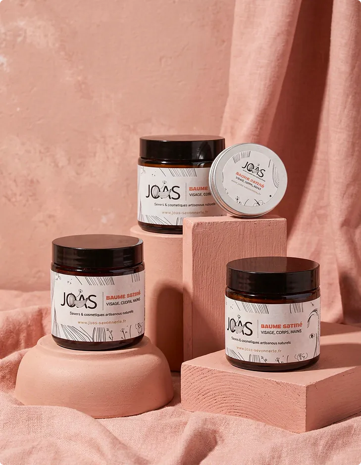 scénographie produit photos par New Tells Studio pour Joas